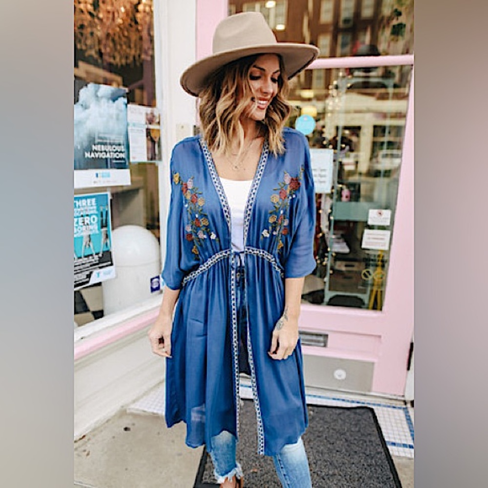 Embroidered kimono from Magnolia Boutique